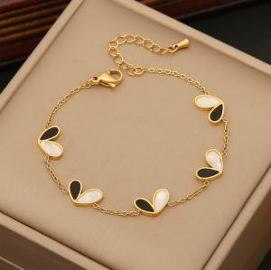 Stainless Steel Gold-plating Bracelet - KB210049-SXSJ