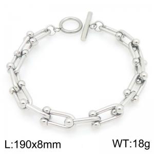 Stainless Steel Bracelet(women) - KB210188-Z