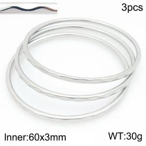 Stainless Steel Bangle - KB210630-GC