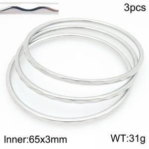 Stainless Steel Bangle - KB210631-GC