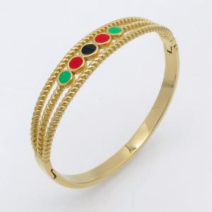 Stainless Steel Gold-plating Bangle - KB210780-SP