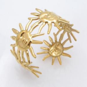 Stainless Steel Gold-plating Bangle - KB210790-SP