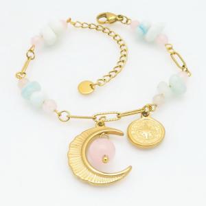 Stainless Steel Gold-plating Bracelet - KB211358-HM