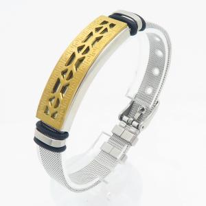 Stainless Steel Gold-plating Bracelet - KB211445-NJ