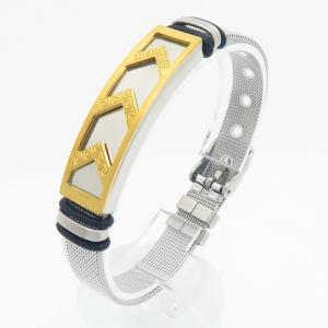 Stainless Steel Gold-plating Bracelet - KB211446-NJ