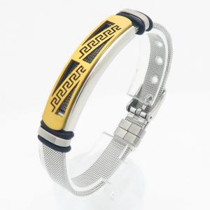 Stainless Steel Gold-plating Bracelet - KB211450-NJ
