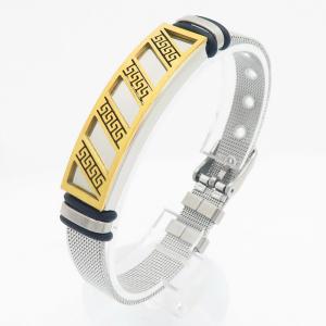 Stainless Steel Gold-plating Bracelet - KB211452-NJ
