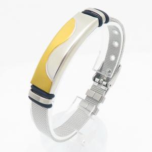 Stainless Steel Gold-plating Bracelet - KB211457-NJ