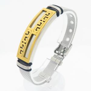 Stainless Steel Gold-plating Bracelet - KB211462-NJ