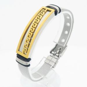 Stainless Steel Gold-plating Bracelet - KB211463-NJ