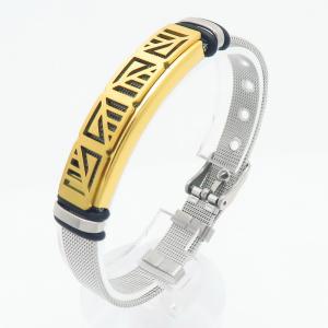 Stainless Steel Gold-plating Bracelet - KB211464-NJ
