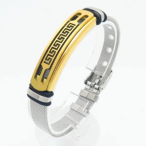 Stainless Steel Gold-plating Bracelet - KB211479-NJ