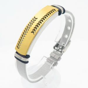 Stainless Steel Gold-plating Bracelet - KB211480-NJ