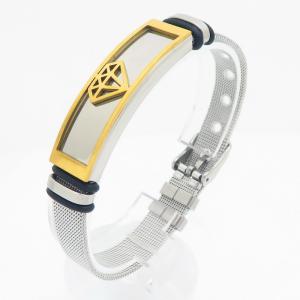Stainless Steel Gold-plating Bracelet - KB211484-NJ