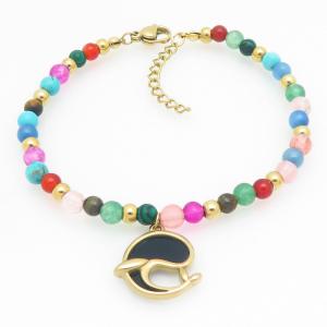 Stainless Steel Gold-plating Bracelet - KB211506-NJ