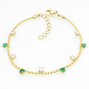 Stainless Steel Gold-plating Bracelet - KB211516-NJ