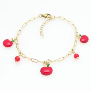 Stainless Steel Gold-plating Bracelet - KB211518-NJ