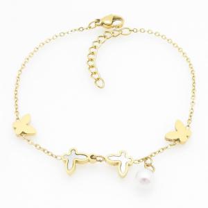 Stainless Steel Gold-plating Bracelet - KB211519-NJ