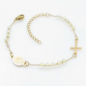 Stainless Rosary Bracelet - KB211527-NJ