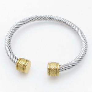 Stainless Steel Wire Bangle - KB211617-XY