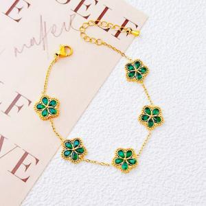 Stainless Steel Stone Bracelet - KB211622-SXSJ