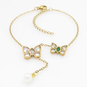 Stainless Steel Gold-plating Bracelet - KB211801-MN