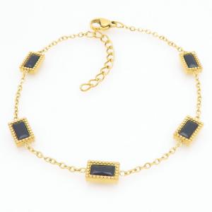 Stainless Steel Stone Bracelet - KB211886-HDJ