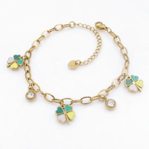 Stainless Steel Gold-plating Bracelet - KB211955-CX