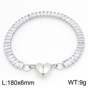 Stainless Steel Stone Bracelet - KB212104-Z