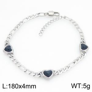 Stainless Steel Stone Bracelet - KB212820-KFC