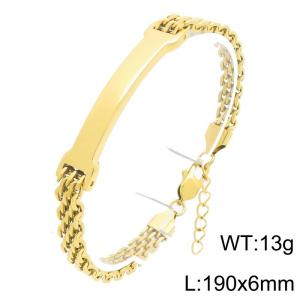 Fashion jewelry, stainless steel bracelets, gift accessories suitable for daily wear - KB213304-KFC