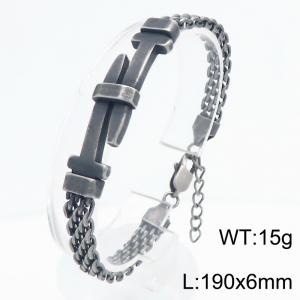 Stainless steel jewelry personalized design bracelet - KB213340-KFC