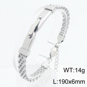 Stainless steel jewelry personalized design bracelet - KB213345-KFC
