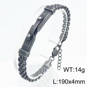 Stainless steel jewelry personalized design bracelet - KB213346-KFC