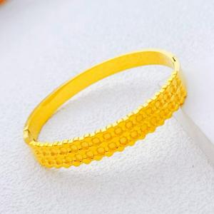 Stainless Steel Gold-plating Bangle - KB213379-SXSJ