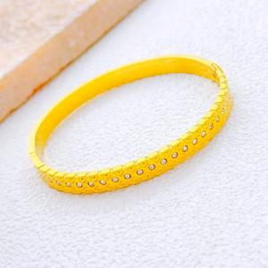 Stainless Steel Gold-plating Bangle - KB213422-SXSJ