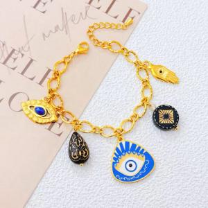 Stainless Steel Gold-plating Bracelet - KB213439-SXSJ