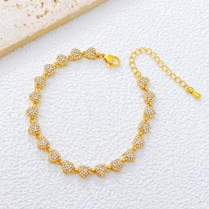 Stainless Steel Stone Bracelet - KB213453-SXSJ