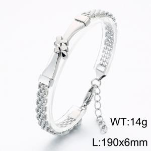 Fashion jewelry stainless steel bracelet suitable for daily wear - KB213706-KFC