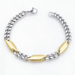 Stainless Steel Gold-plating Bracelet - KB213731-AQ