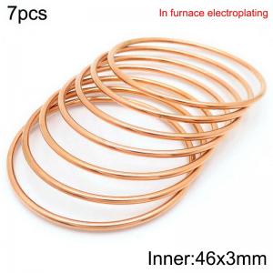 Fashion Women's Titanium Steel Round Bracelet - KB214082-LO