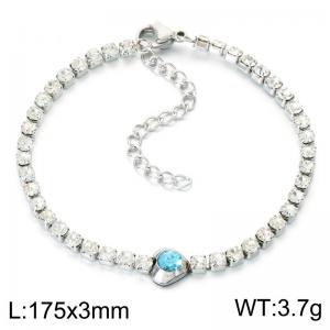 Stainless Steel Crystal Bracelet - KB214117-Z