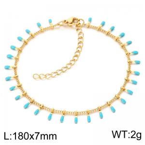 Stainless Steel Gold-plating Bracelet - KB214155-Z