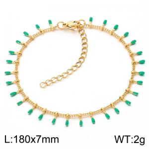 Stainless Steel Gold-plating Bracelet - KB214156-Z