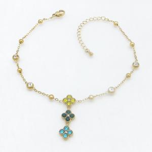 Stainless Steel Gold-plating Bracelet - KB214445-HM