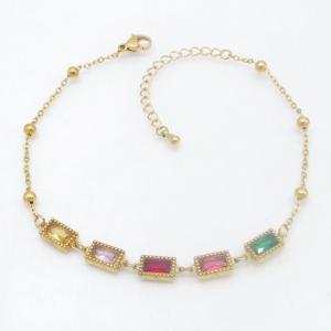 Stainless Steel Gold-plating Bracelet - KB214447-HM
