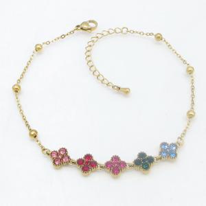 Stainless Steel Gold-plating Bracelet - KB214448-HM