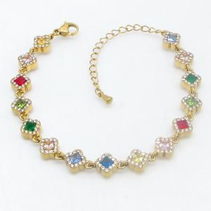 Stainless Steel Gold-plating Bracelet - KB214450-HM