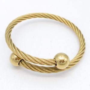 Stainless Steel Wire Bangle - KB214554-XY