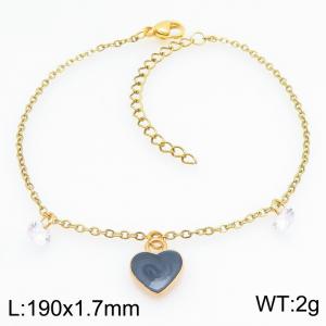 Stainless Steel Gold-plating Bracelet - KB214569-SS